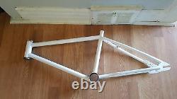 OLD SCHOOL BMX 80s WHITE NISHIKI REDLINE FRAME MICROLINE MX-III VINTAGE RARE HTF