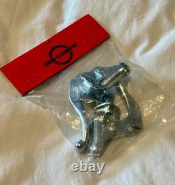 OLD SCHOOL BMX DIA COMPE TECH 4 BRAKE LEVERS 80s, NOS CHROME, PAIR