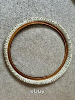 OLD SCHOOL BMX GT FREESTYLE TYRE, 20 x 1.75 WHITE, NOS 80s ITEM
