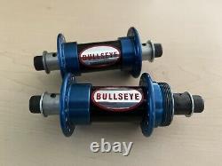 OLD SCHOOL BMX ORIGINAL BULLSEYE 36 hole 3/8 Allen bolt blue / black 110 / 100