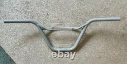 OLD SCHOOL BMX SKYWAY EZ2 BARS, GREY, PERFECT NOS 80s ITEM