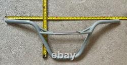 OLD SCHOOL BMX SKYWAY EZ2 BARS, GREY, PERFECT NOS 80s ITEM