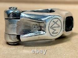 OLD SCHOOL VINTAGE BMX 1980's DIA COMPE MX HINGED SEAT CLAMP IN SILVER