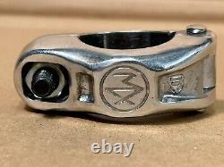 OLD SCHOOL VINTAGE BMX 1980's DIA COMPE MX HINGED SEAT CLAMP IN SILVER