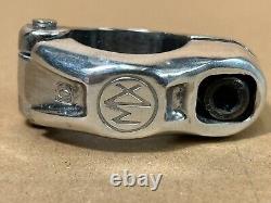 OLD SCHOOL VINTAGE BMX 1980's DIA COMPE MX HINGED SEAT CLAMP IN SILVER