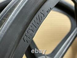 OLD SCHOOL VINTAGE BMX ORIGINAL ALLOY HUBBED SKYWAY TUFF WHEELS 2's BLACK