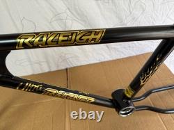 ORIGINAL 1980's 1983 RALEIGH ULTRA BURNER MK1 FRAME FORKS AND HEADSET OLD BMX