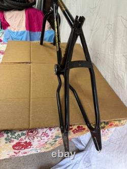 ORIGINAL 1980's 1983 RALEIGH ULTRA BURNER MK1 FRAME FORKS AND HEADSET OLD BMX