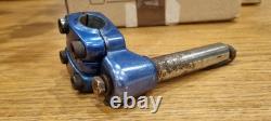 ORIGINAL 1980's SUNTOUR POWER STEM BLUE ANODISED RALEIGH BURNER OLD BMX