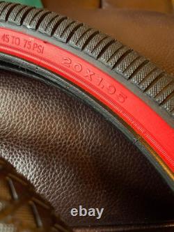 Odyssey Bermuda By Day Smith Mid School BMX Tyres Old Gt Race Freestyle S&m Tnt