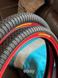 Odyssey Bermuda By Day Smith Mid School BMX Tyres Old Gt Race Freestyle S&m Tnt
