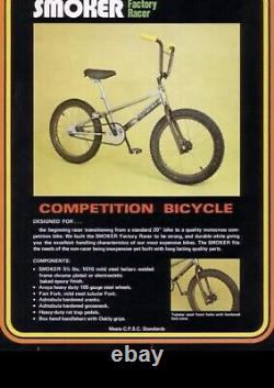 Old BMX 1976 R&R Smoker RARE