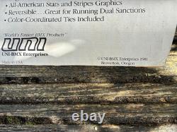 Old BMX 80s vintage Uni 2 race plate