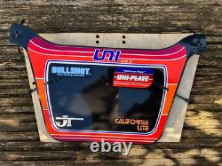 Old BMX 80s vintage Uni 2 race plate