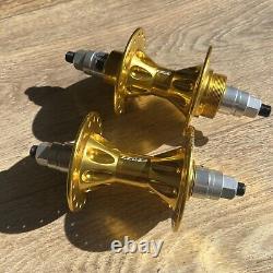 Old / Mid School BMX TNT Revolver Hubs Gold