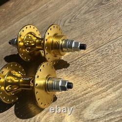 Old / Mid School BMX TNT Revolver Hubs Gold