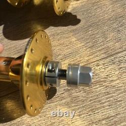 Old / Mid School BMX TNT Revolver Hubs Gold