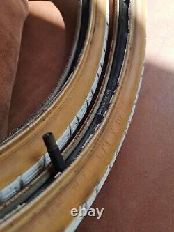 Old School 80s BMX Original HUTCH Freestyle Tyres Tires Survivor Rare Not NOS GT