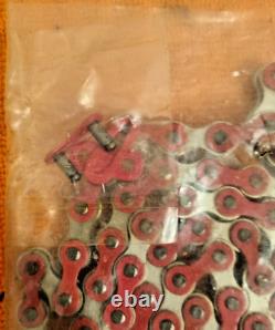 Old School 80s BMX. Rare NOS DiD Red Chain