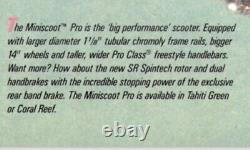 Old School 80s Mongoose Miniscoot Pro 1987 Coral Reef Original