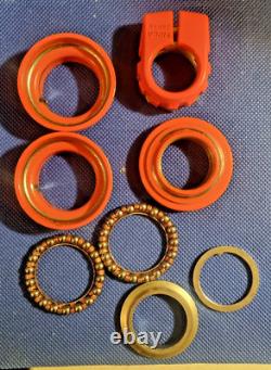 Old School BMX, 80s Orange Tioga Mx 101 Headset In Box Good Used Condtion