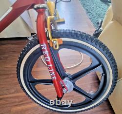Old School BMX. 80s bmx, 1978/79 Redline Proline in stunning red, superb condtion