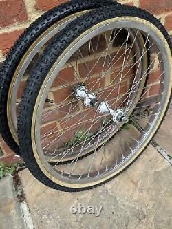 Old School BMX. Araya 24 X 1.75 Suzue Hubs Cheng Shin Tyres Nice! Cruiser 1980s