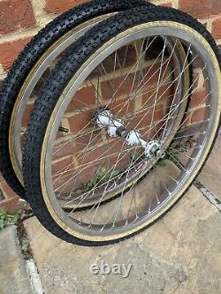 Old School BMX. Araya 24 X 1.75 Suzue Hubs Cheng Shin Tyres Nice! Cruiser 1980s