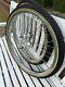 Old School Bmx Araya 24 X 1.75 Wheel Set Suzue Hubs Cheng Shin Tyres 1980's Nice