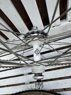 Old School BMX Araya 24 X 1.75 Wheel Set Suzue Hubs Cheng shin Tyres 1980's Nice