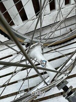 Old School BMX Araya 24 X 1.75 Wheel Set Suzue Hubs Cheng shin Tyres 1980's Nice