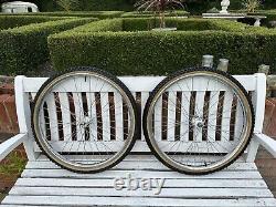 Old School BMX Araya 24 X 1.75 Wheel Set Suzue Hubs Cheng shin Tyres 1980's Nice