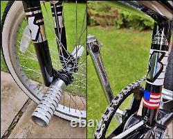 Old School BMX Bike USA Retro Vintage Freestyler Bicycle Mid Skool BLACK Retro