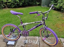 Old School BMX Bike USA Retro Vintage Freestyler Bicycle Mid Skool PURPLE Retro