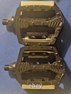 Old School BMX, Black 80s Shimano 1pc Pedals, good Used Condtion