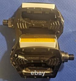 Old School BMX, Black 80s Shimano 1pc Pedals, good Used Condtion