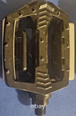 Old School BMX, Black 80s Shimano 1pc Pedals, good Used Condtion
