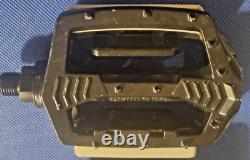 Old School BMX, Black 80s Shimano 1pc Pedals, good Used Condtion