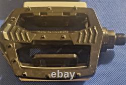 Old School BMX, Black 80s Shimano 1pc Pedals, good Used Condtion