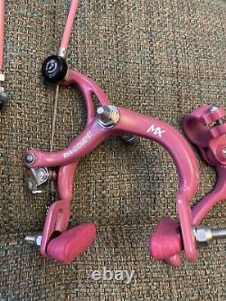 Old School BMX Brake Set Dia Compe 901 Rear 880 Front 183 Levers cables Haro GT