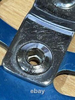 Old School BMX COMBO Takagi MX Spider / TUF NECK 44T Chainring Blue & BOLTS
