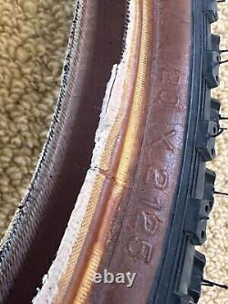 Old School BMX Cheng shin 20 X2.125 Fat/fat Pair Of Tyres Tires Good Tread 80's