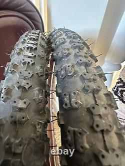 Old School BMX Cheng shin 20 X2.125 Fat/fat Pair Of Tyres Tires Good Tread 80's