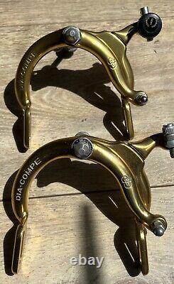 Old School BMX Dia Compe 880 Gold Brake Set 85