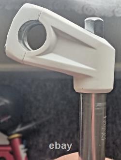 Old School BMX. Early 80s White Redline Forklifter Stem By Suntour. Original Box