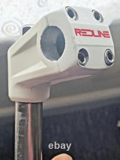 Old School BMX. Early 80s White Redline Forklifter Stem By Suntour. Original Box
