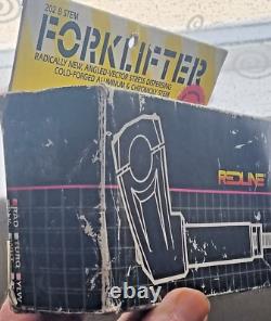 Old School BMX. Early 80s White Redline Forklifter Stem By Suntour. Original Box