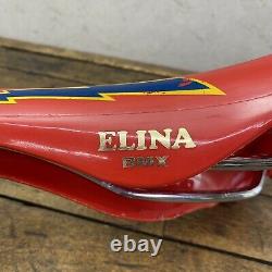 Old School BMX Elina Seat Lightning Bolt RED 1982 7387 OG Japan GT Redline A1
