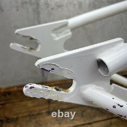 Old School BMX Frame Set 80s Freestyle Twin Top Tube Tracker