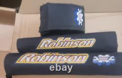 Old School BMX. Full Original 1989 Robinson Pad Set, Good Used Condtion